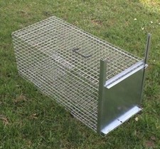 gabbia Trappola animali vari, gatti, nutrie, conigli ,donnole,nutrie 82x36x36