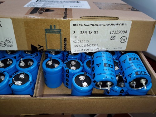 1pz nuovo 3300uf 40v vishay - bc,