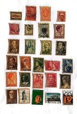 27 Francobolli Grecia 1927 1984 Usati con Timbro Postale Perfetti Rari e Belli