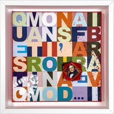 ALIGHIERO BOETTI - Omaggio d’autore di MILO - MANZONI: QUESTO MATRIMONIO... -