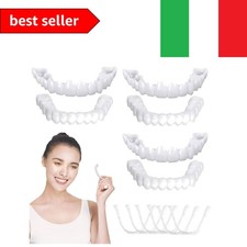 3 Paia Dentiera finta naturale