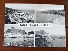 SALUTI DA CEFALU' - Palermo - Multiveduta ripartita - FG BN VG 1964