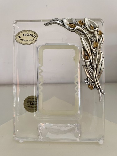 Cornice cristallo argento - in,