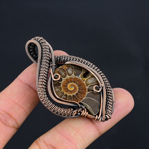 Gemma fossile ammonite filo - gemma,