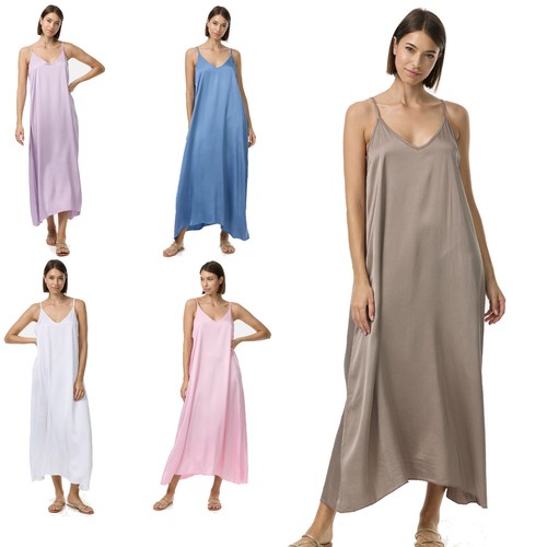 Maxi abito elegante seta