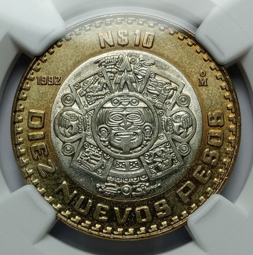 Unc 1993 messico pesos - 1993, 10