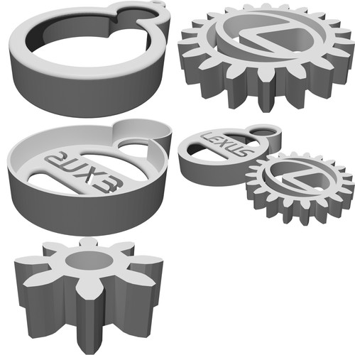 Portachiavi logo cambio - portachiavi, lexus