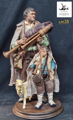 Presepe napoletano coppia - presepe,