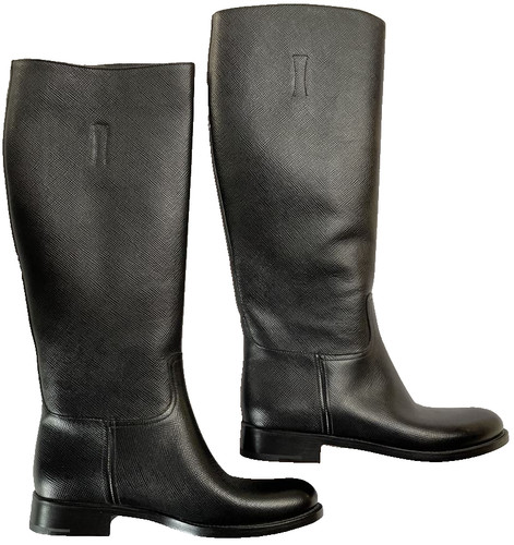 Stivali prada neri tacco - prada,