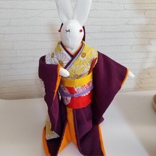 Bambola geisha coniglio stile