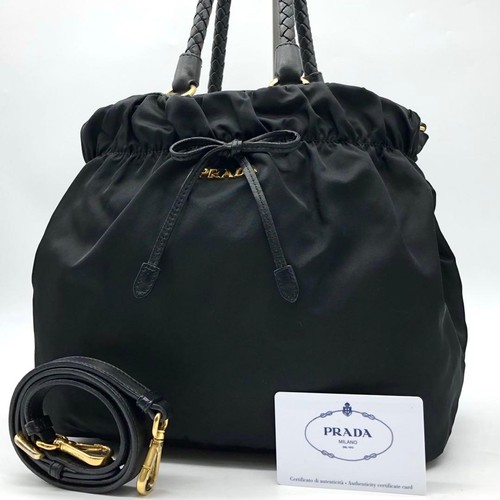Prada nylon black - black, handbag