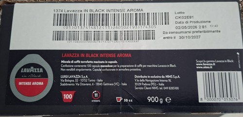 Lavazza black intense - black, aroma