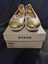 HOGAN Ballerina Cinturino 38 Tacco Zeppa
