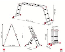 Scala alluminio gradini - scala,