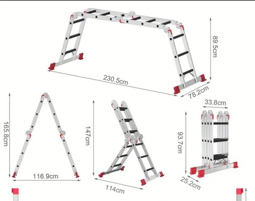 Scala alluminio gradini - 3,