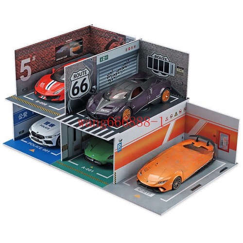 Diorama parcheggio auto - 1:24,