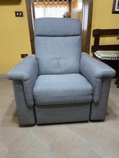 Poltrona movimento relax elettrico e lift con due motori