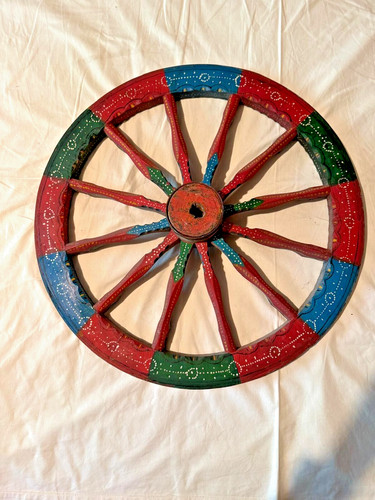 Ruota carretto siciliano - , metà