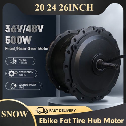 Snow ebike fat tire - snow, anteriore