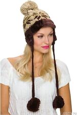 Cappello Cappellino Donna paraorecchie con PON PON 