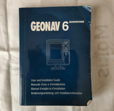 Geonav 6 Sunshine Manuale Plotter Cartografico Inglese Italiano Francese Tedesco