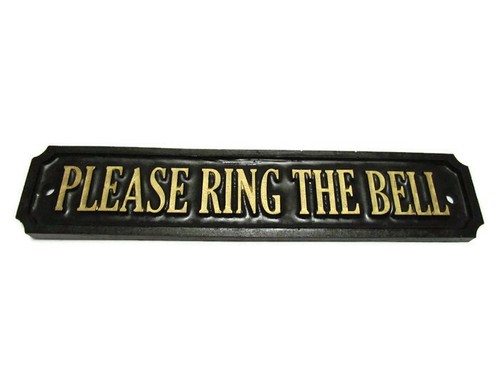 Rettangolare please ring the - please,