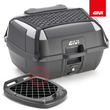 BAULETTO GIVI  B45+ 45LT NERO CON PIASTRA MONOLOCK UNIVERSALE + SCHIENALE