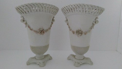 Coppia vasi capodimonte - coppia,