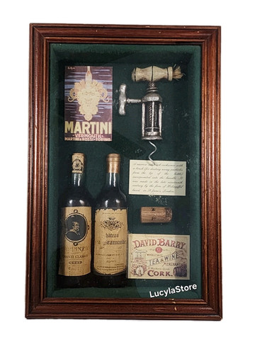 Vintage shadow wood frame - frame, box