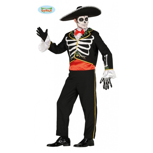 Costume scheletro messicano - ,