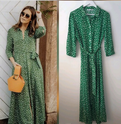 Abito estivo zara verde pois - abito,