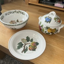 PORTMEIRION PORTASAPONE POMONA 24 cm, INSALATIERA 26 cm, PIATTO GRANDE 27,5 cm