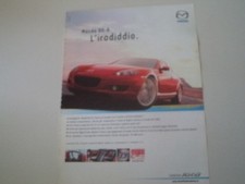 advertising Pubblicità 2004 MAZDA RX-8 RX8