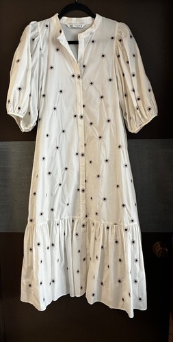 Abito midi zara bianco nero - zara,
