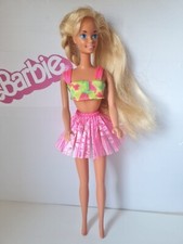BARBIE MATTEL HAWAIIAN FUN 1990 BAMBOLA SUPERSTAR DOLL VINTAGE COSTUME 