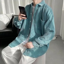 Uomo Velluto a Coste Camicia