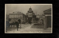 Cartolina Genova vecchia - antica cinta di Porta Pila