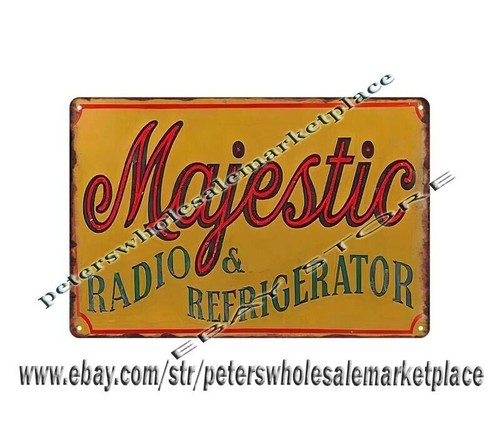 Insegna latta metallo majestic - insegna,