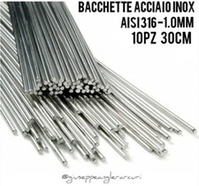 BACCHETTE ACCIAIO INOX ASI 316