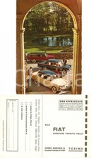 1960 TORINO Nuova FIAT 180/2100 pronta per prova su strada *Cartolina VINTAGE FG