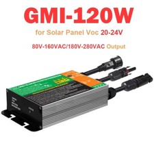 Micro inverter solare 120W MPPT inverter di cravatta rete fotovoltaica DC 10,8V-30V a 120V/230V