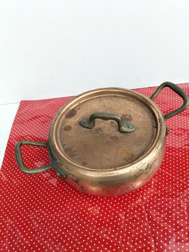 Pentolino rame con coperchio - rame,