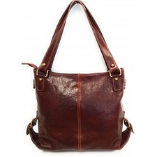 Shopper 2 Manici in cuoio Il