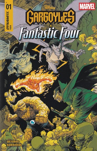 Gargoyles fantastic four - x,