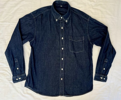 Camicia blu denim indaco - , l
