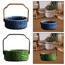 Cesto di frutta in ceramica