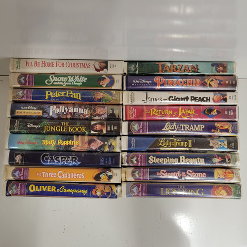 Lot disney vhs - of, 20