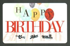 THE BAY / LA BAIE (Canada) Biglietto regalo buon compleanno 2011 ($0) 