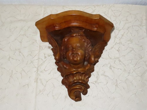 Figura legno putto angelo - legno,