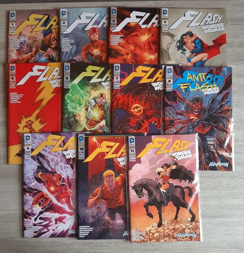 Lotto flash wonder woman serie - flash,